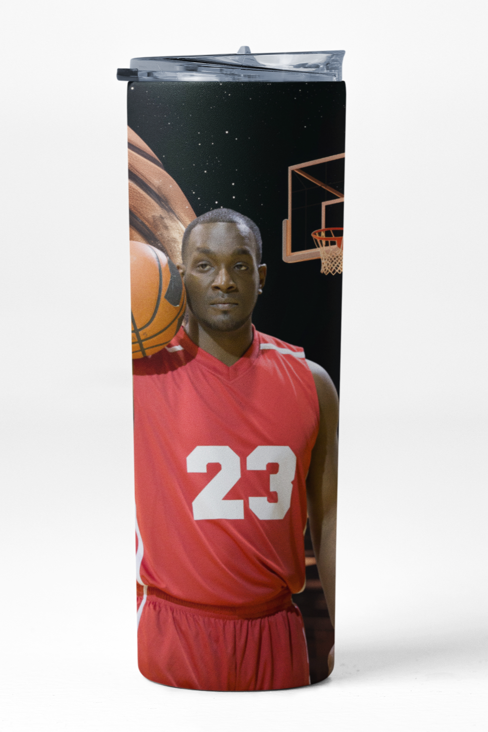 Basketball Player black background