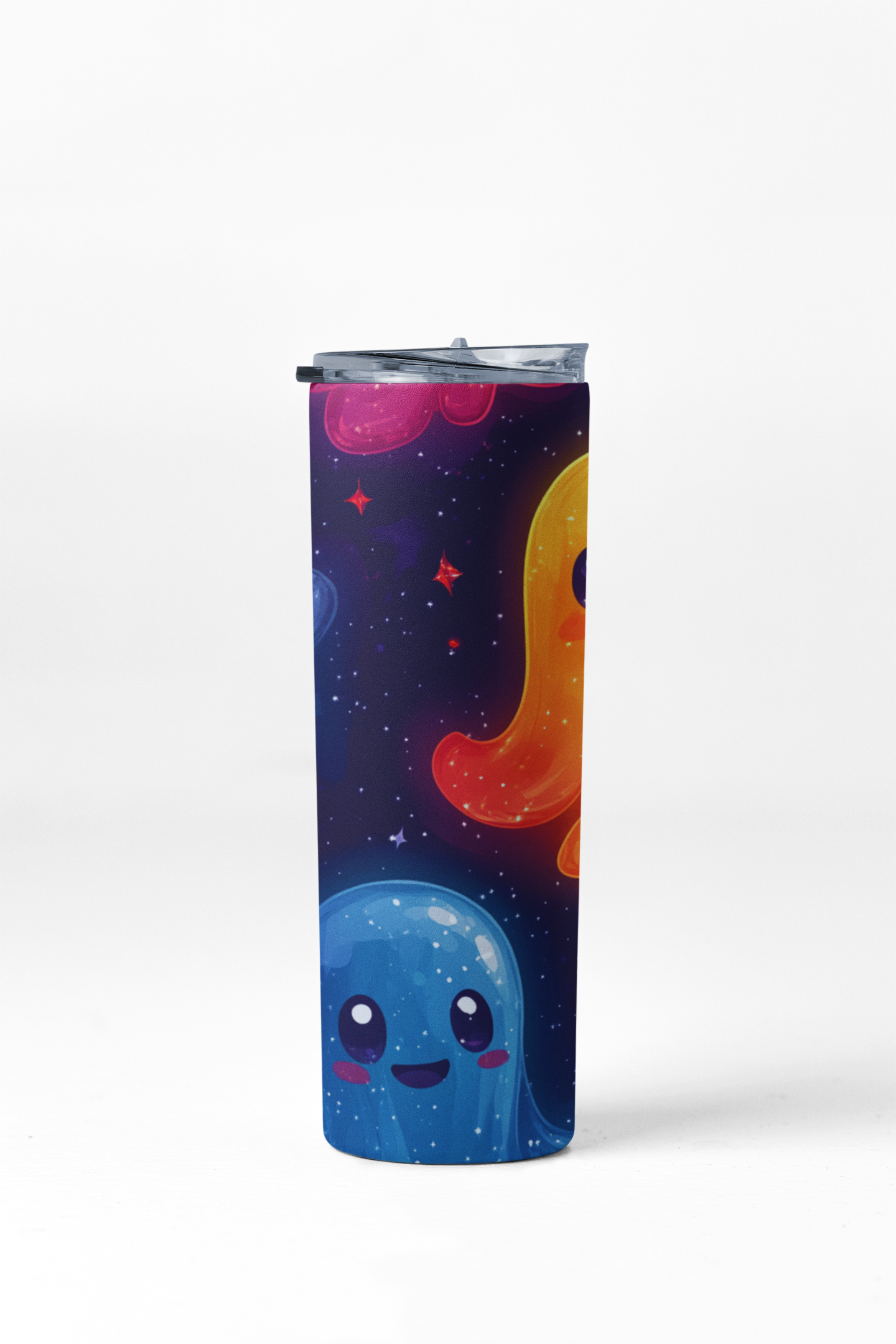 Cosmic Ghost Tumbler Close Up Back