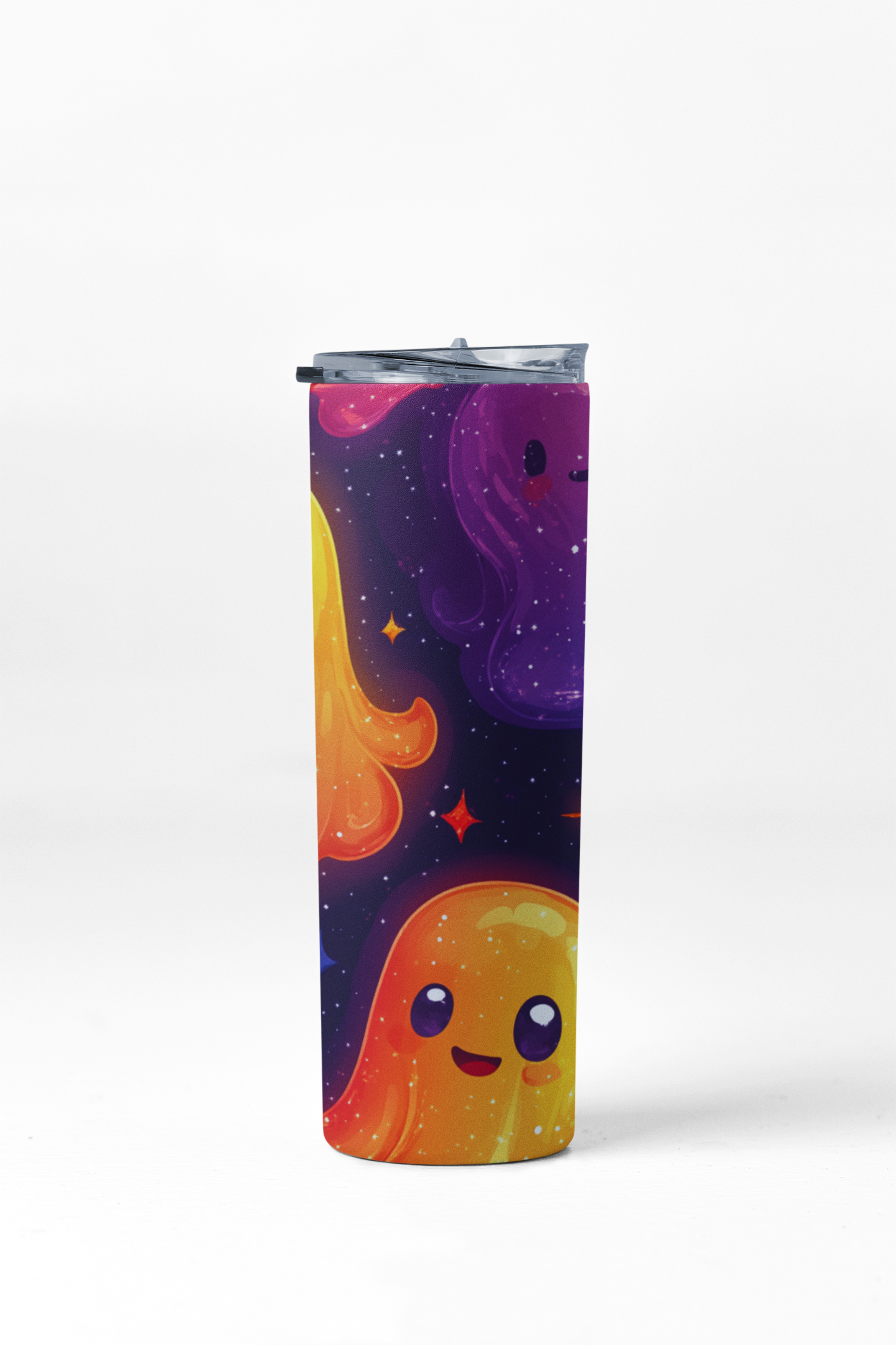 Cosmic Ghost Tumbler Close Up Side