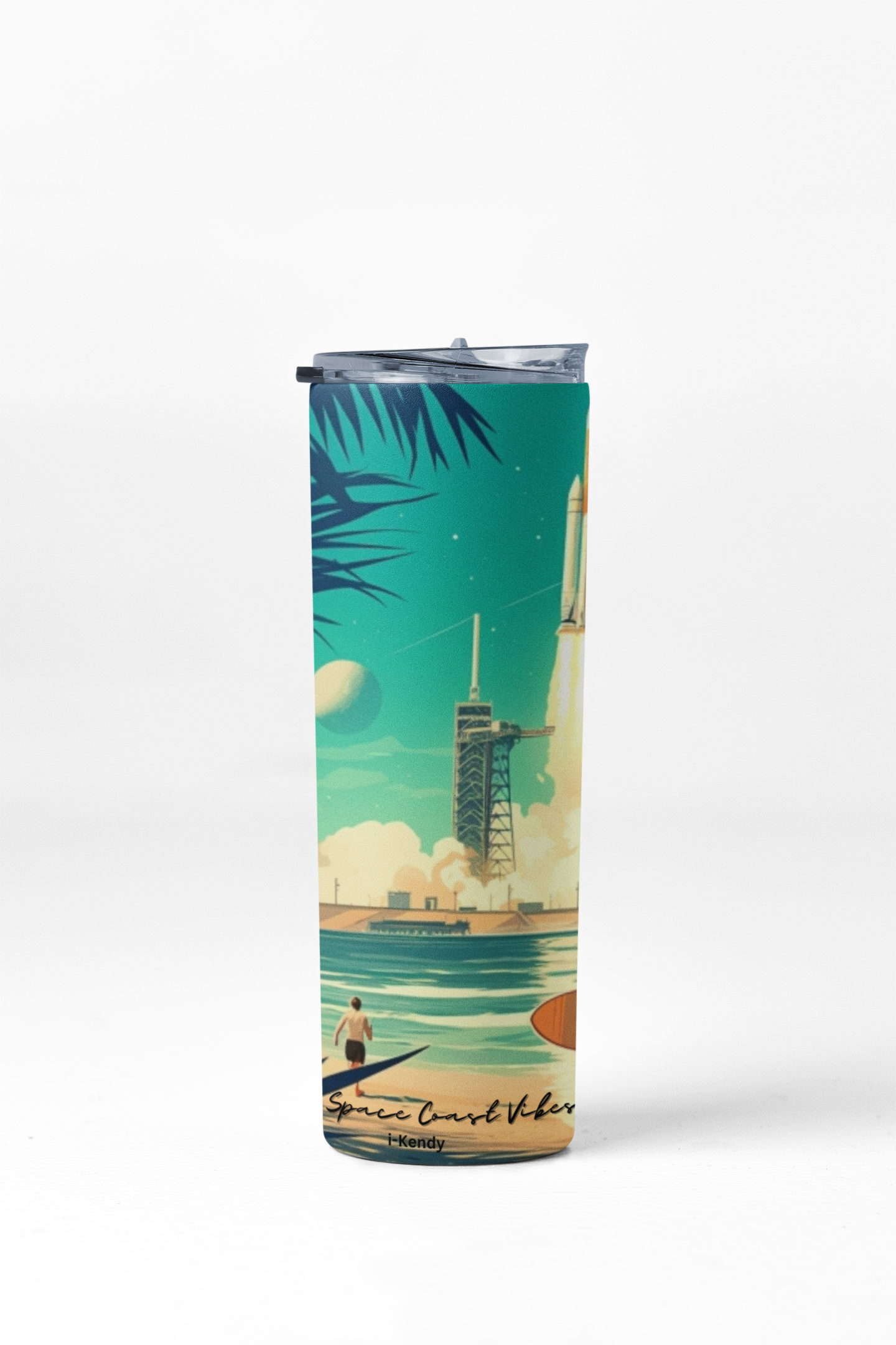 Front of Melbourne FL Space Coast Vibes Tumbler