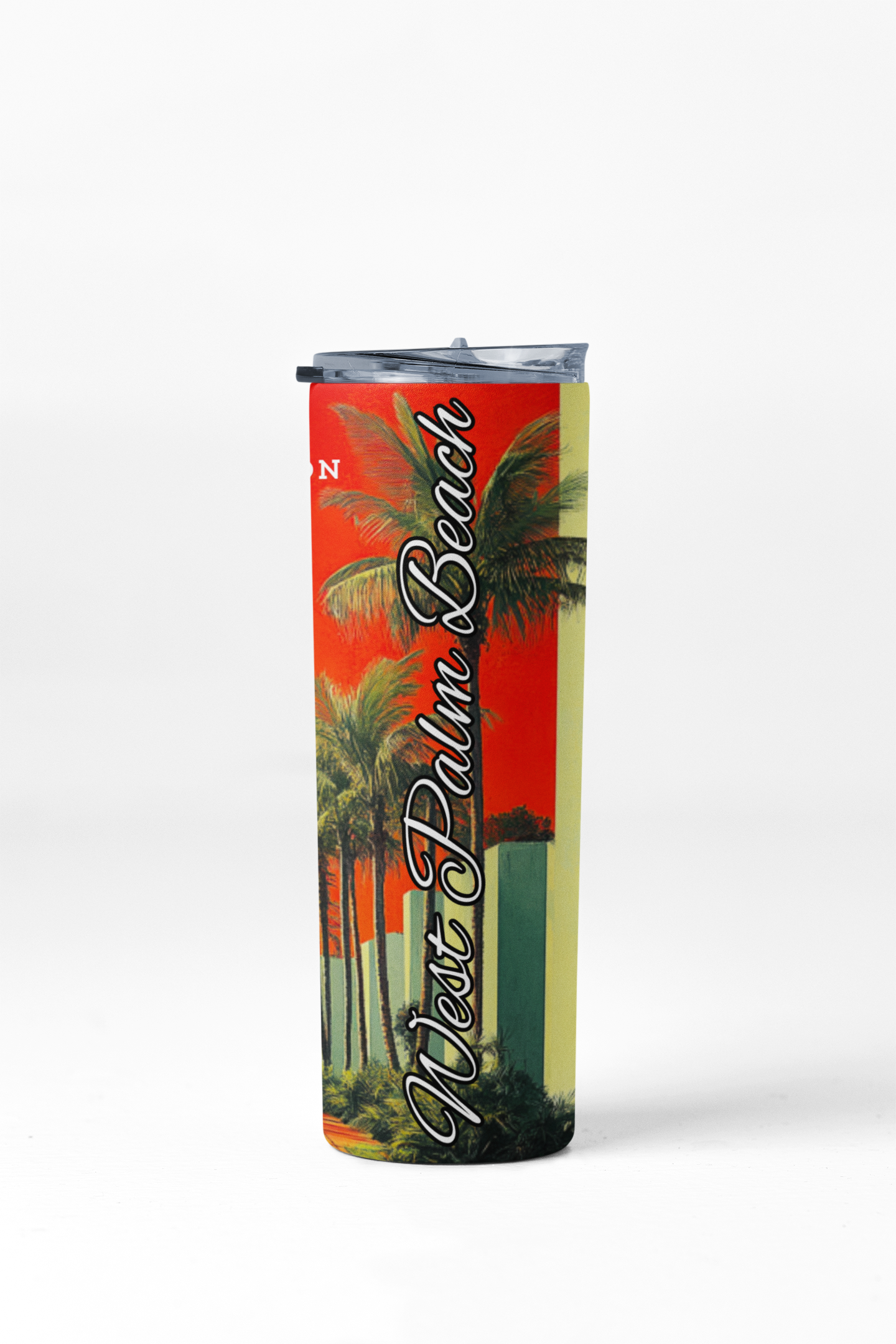 West Palm Beach 20 oz Graphic Skinny Tumbler