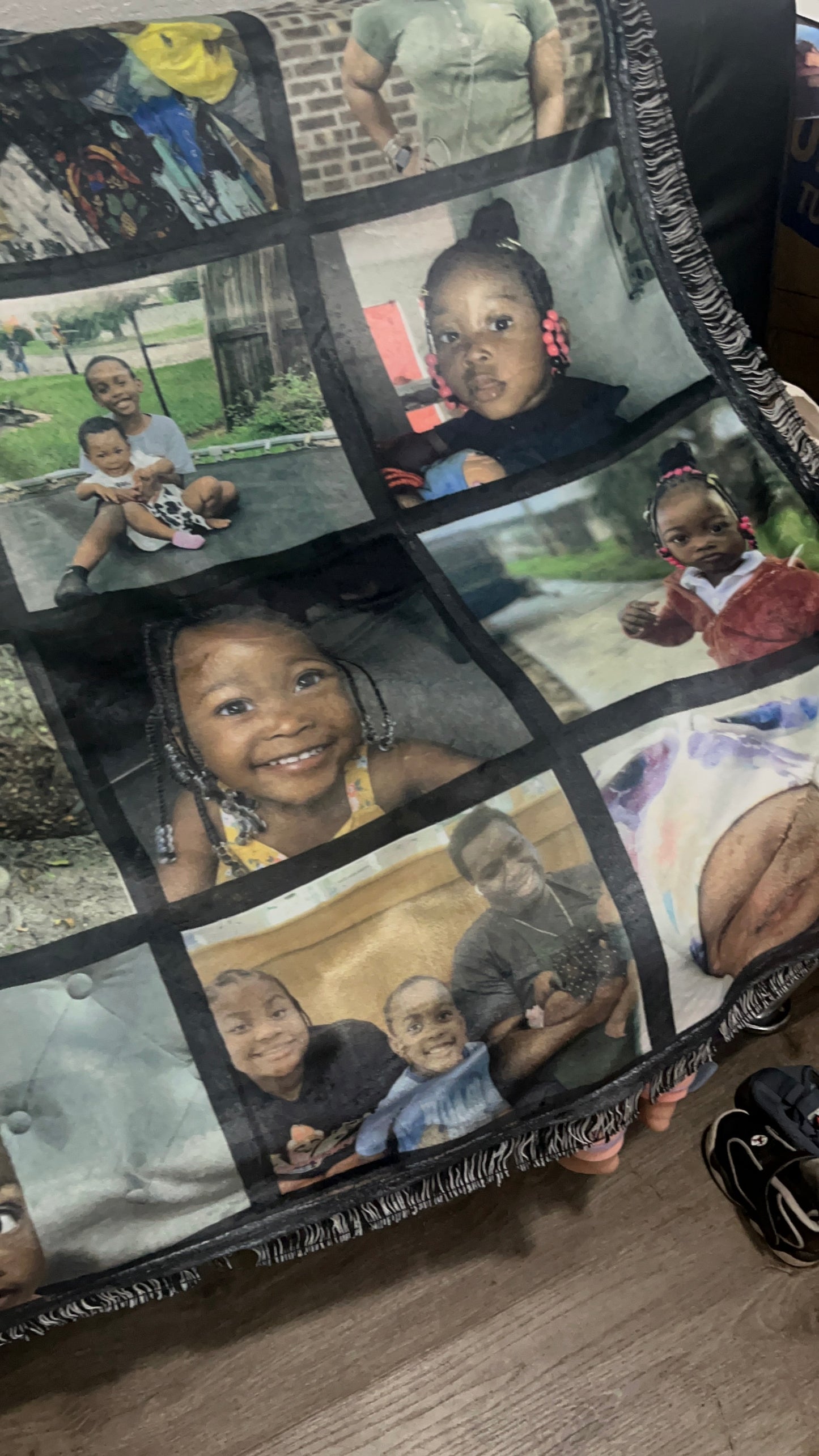 20 Photo Custom Throw Blanket