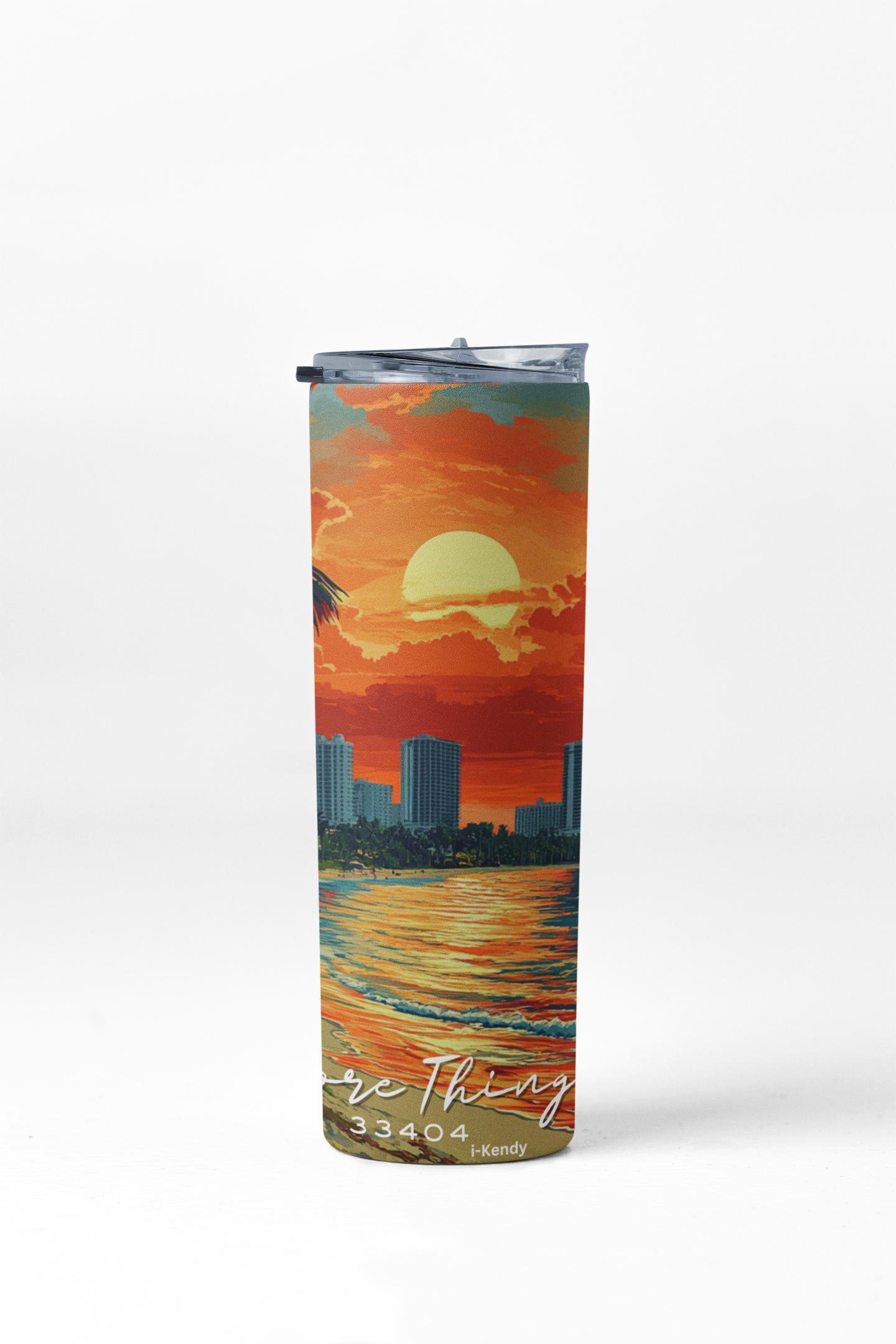 Shore Thing Riviera Beach FL 20 oz Tumbler Back