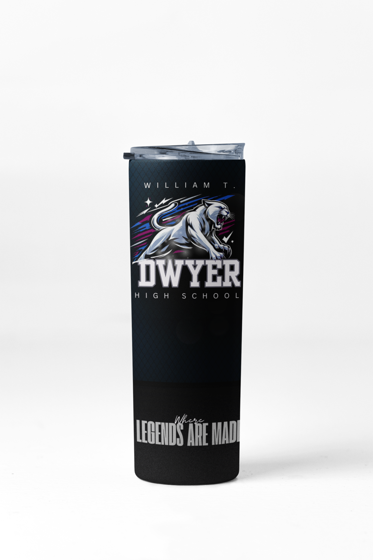 Dwyer High School Panthers Fan Tumbler