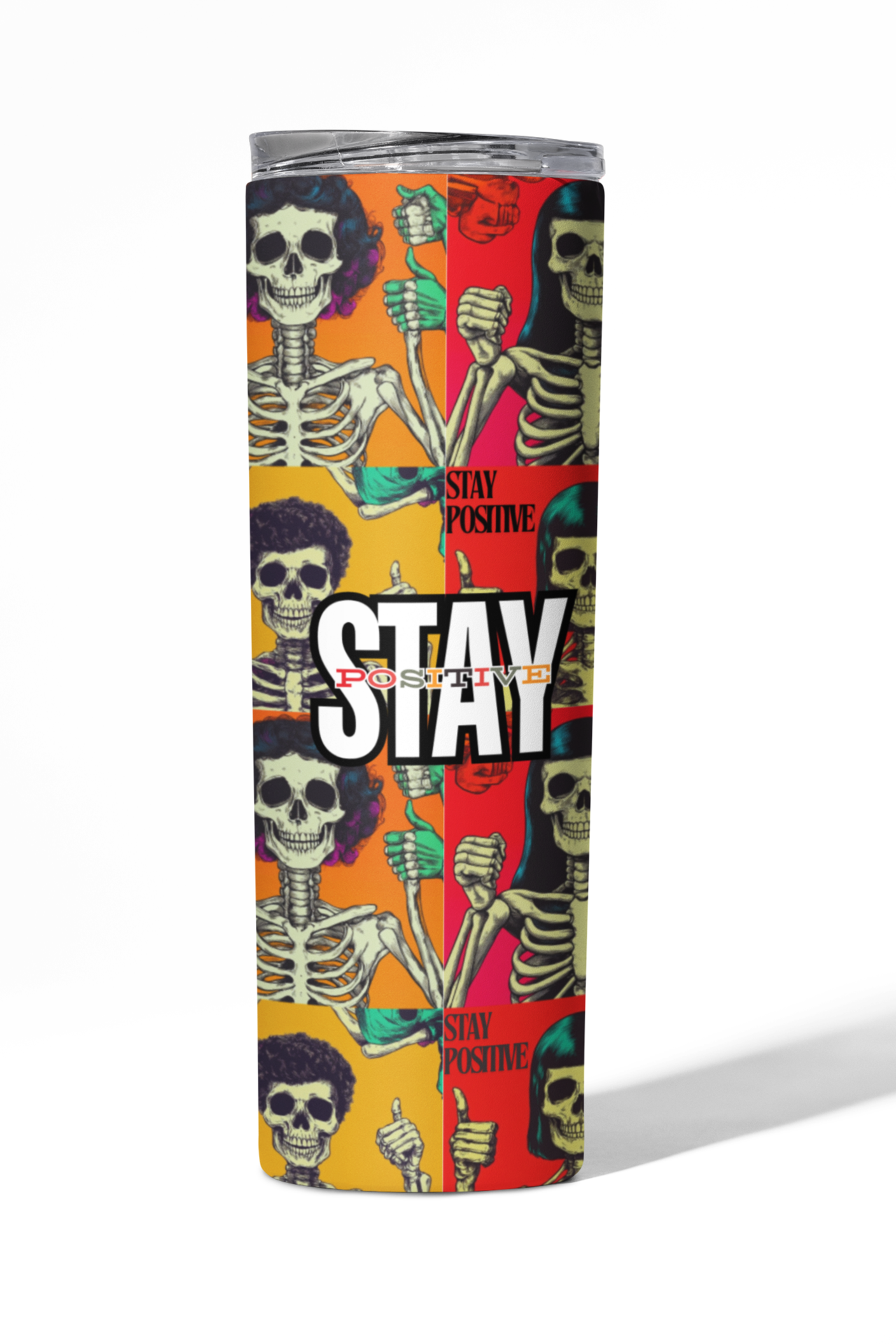 Stay Positive Front 20 oz Tumbler