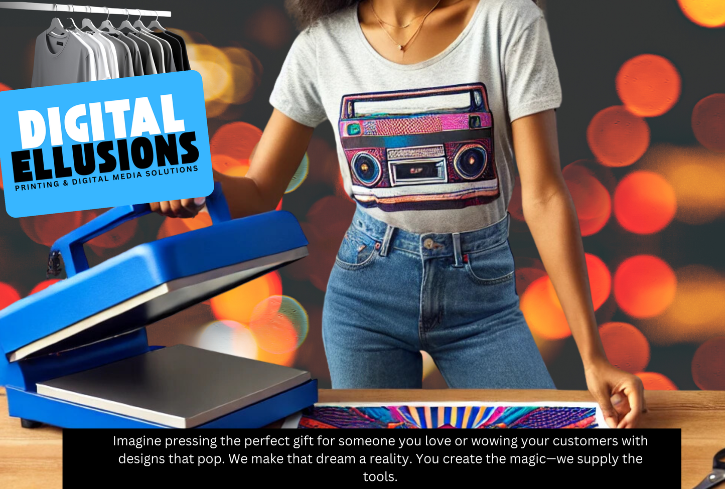 We Print, You Press | High-Quality DIY Sublimation Transfers for T-Shirts, Mugs, and Tumblers